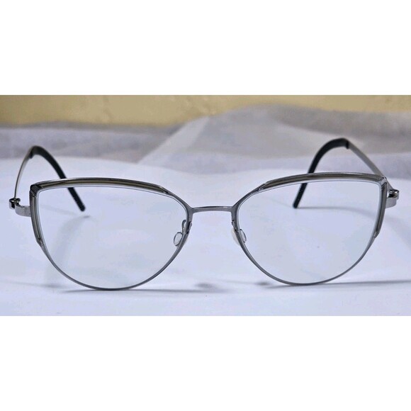 Lindberg Strip Titanium Eyeglasses 029/14c7c 9855 52-16 135 Silver Frame Only - Picture 1 of 13